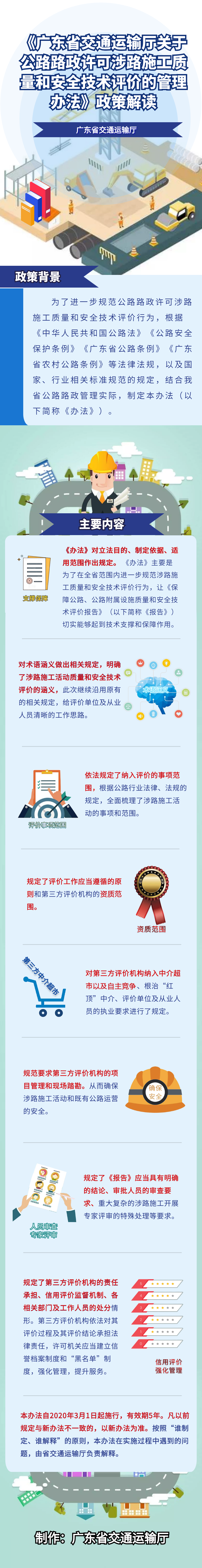一图读懂《樱桃直播
关于公路路政许可涉路施工质量和安全技术评价的管理办法》政策解读.png